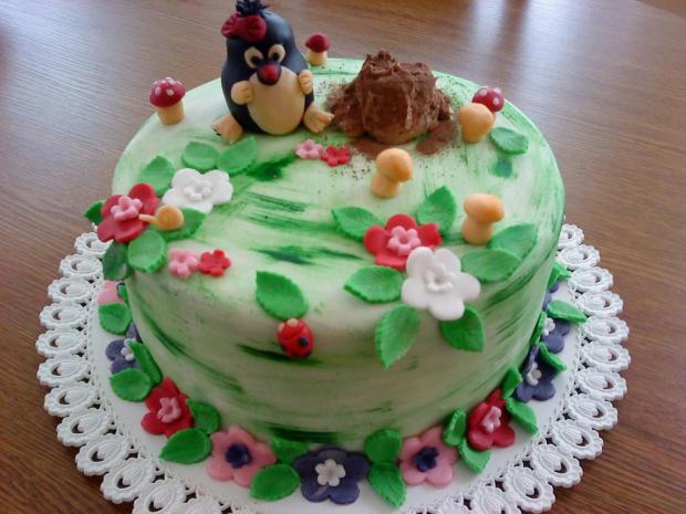 krtek, torta, Torty so zvieratkami, GabikaVR, 1