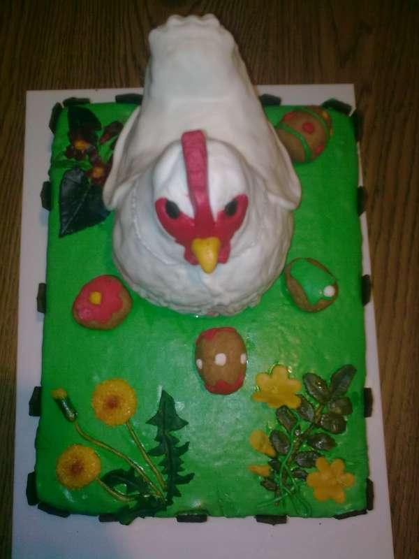 Velkonocná sliepka, torta, Veľkonočné torty, Adaka, 1