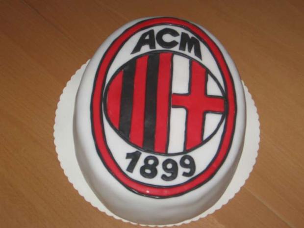 AC Milano, torta, Narodeninové torty, Lubka212, 1