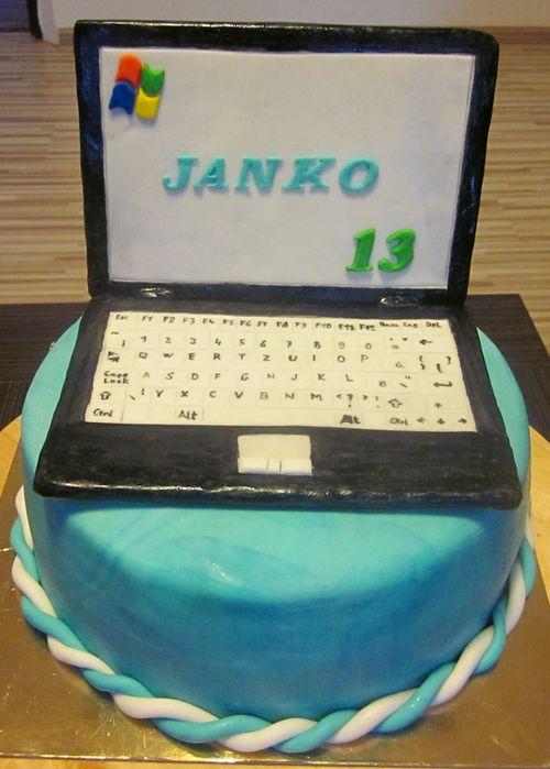 Notebook, torta, Narodeninové torty, zdenka z hôrky, 1