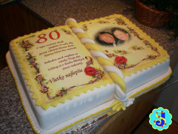 Kniha, torta, Narodeninové torty Kniha, torta, Narodeninové torty, Janka.S, 1