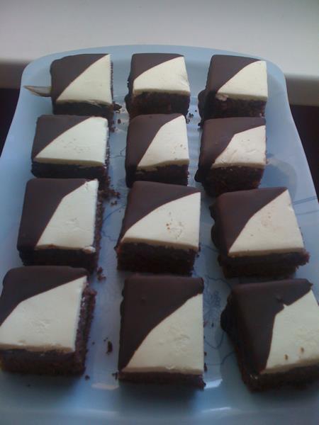 Dvojfarebné kocky, torta, Zákusky, Etulik, 1