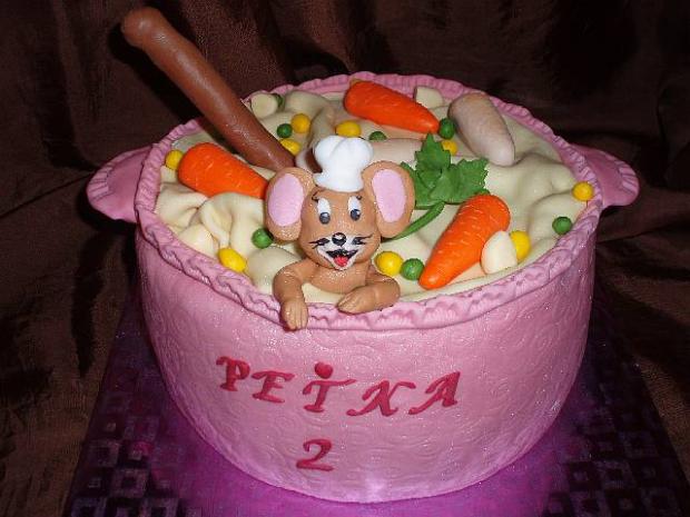 Myška Jerry varí, torta, Rozprávkové torty Myška Jerry varí, torta, Rozprávkové torty, LHOLLA, 1