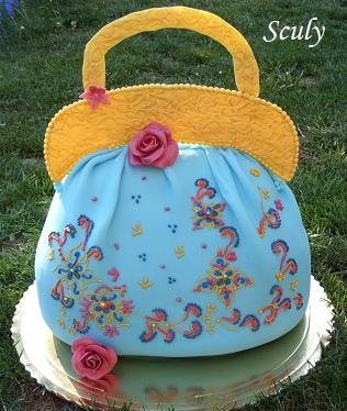 kabelka , torta, Narodeninové torty kabelka , torta, Narodeninové torty, Sculy, 1