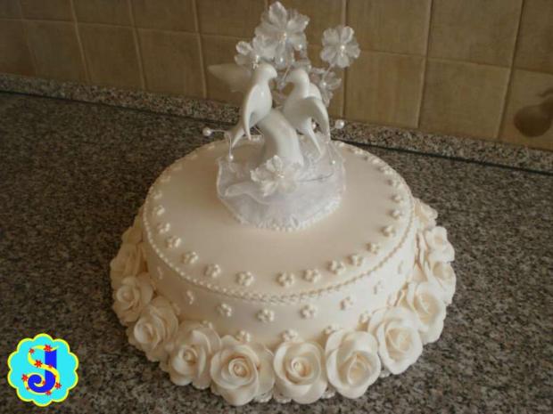 Svadobná, torta, Svadobné torty Svadobná, torta, Svadobné torty, Janka.S, 1