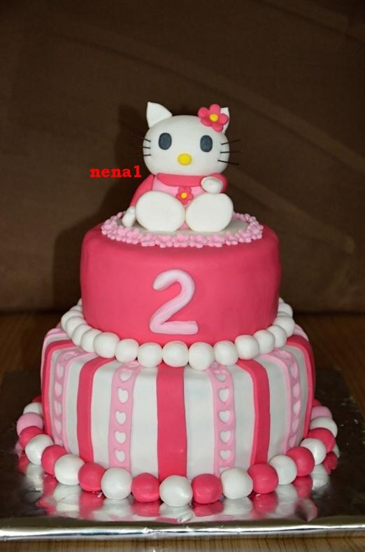 Hello Kitty pre dcérku, torta, Torty pre dievčatá Hello Kitty pre dcérku, torta, Torty pre dievčatá, nena1, 1
