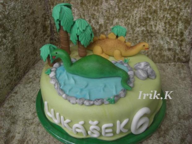 Dinosauři-bezlepkový dotík, torta, Torty so zvieratkami Dinosauři-bezlepkový dotík, torta, Torty so zvieratkami, Irik.K, 1