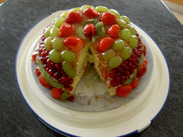 taká ovocná rýchlovka k mojim meninám:-), torta taká ovocná rýchlovka k mojim meninám:-), torta, pumpel, 1