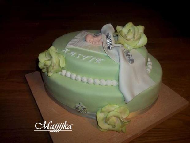 Krstiny Rastik, torta, Torty na krstiny Krstiny Rastik, torta, Torty na krstiny, MajaArt Cakes, 1