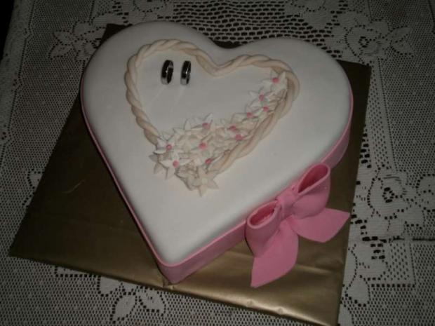 Svadobné srdce, torta, Svadobné torty, Zdenci, 1