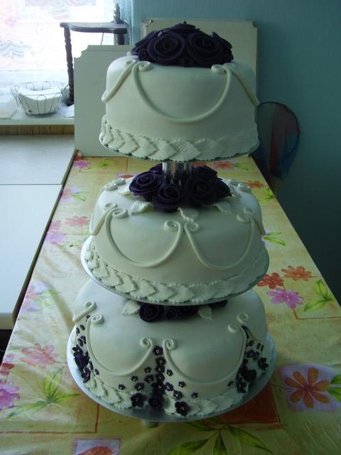 Marcipánová troj poschodová, torta, Svadobné torty Marcipánová troj poschodová, torta, Svadobné torty, Sumi, 1