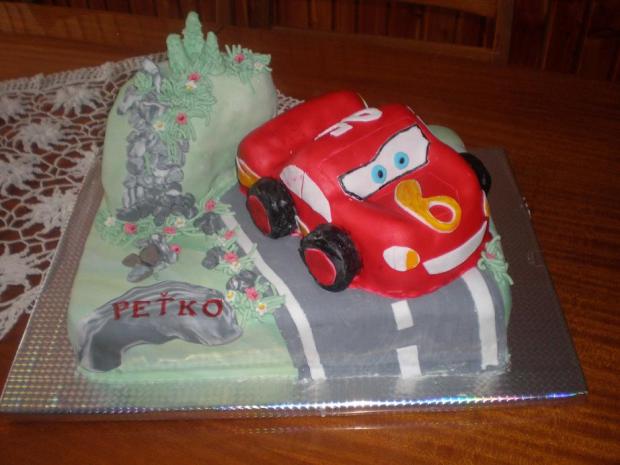 Prvý Mc Qeen, torta, Torty autíčka, vláčiky, Miriam1, 1