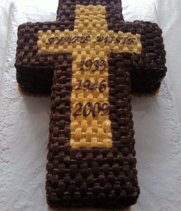 Misijný kríž, torta, Torty na cirkevné sviatky Misijný kríž, torta, Torty na cirkevné sviatky, Betusko, 1