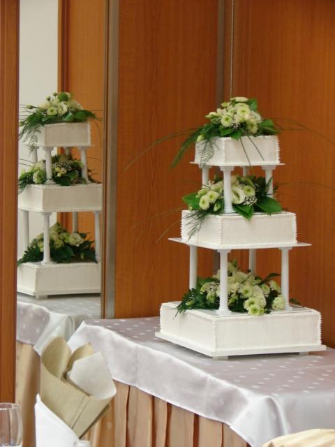 svadobna so zivymi kvetmi, torta, Svadobné torty svadobna so zivymi kvetmi, torta, Svadobné torty, tatianatn, 1