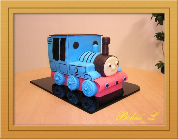 Vláčik Thomas, torta, Torty autíčka, vláčiky Vláčik Thomas, torta, Torty autíčka, vláčiky, Bohus_L, 1