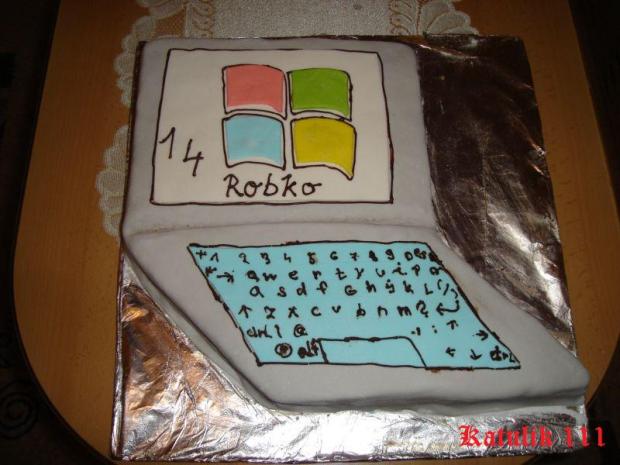 počítač, torta, Ostané torty pre deti, katulik111, 1