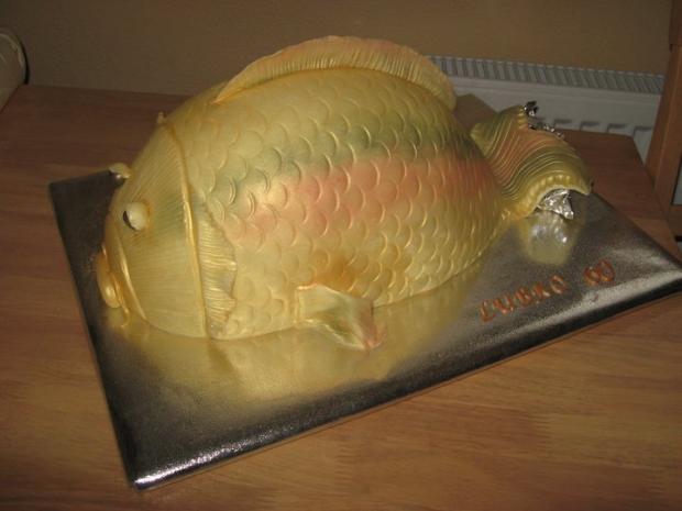 Zlatá rybka, torta, Netradičné torty, cicapetra, 1