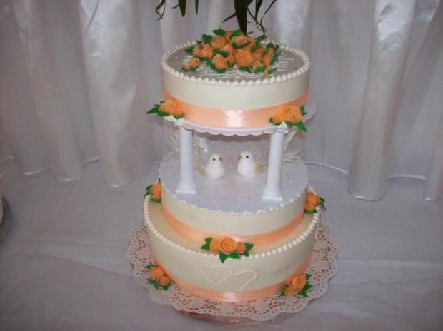 svadobná poschodová, torta, Svadobné torty svadobná poschodová, torta, Svadobné torty, moniskaut, 1