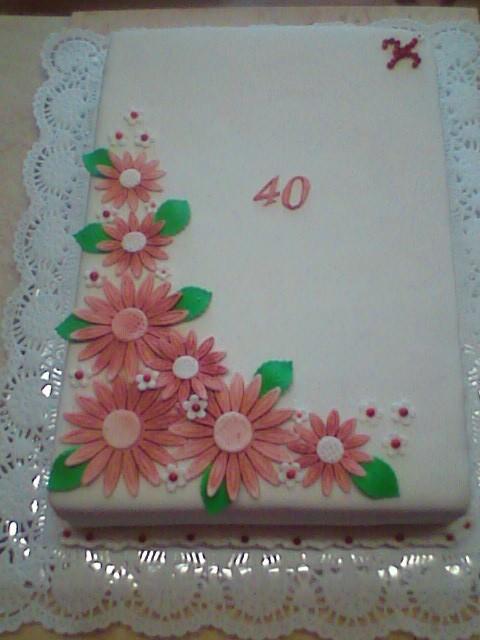 kniha 40, torta, Narodeninové torty, Andrea5, 1