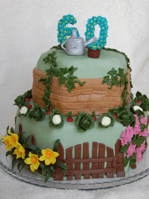 60-tka pre záhradkára, torta, Narodeninové torty 60-tka pre záhradkára, torta, Narodeninové torty, Vierau, 1