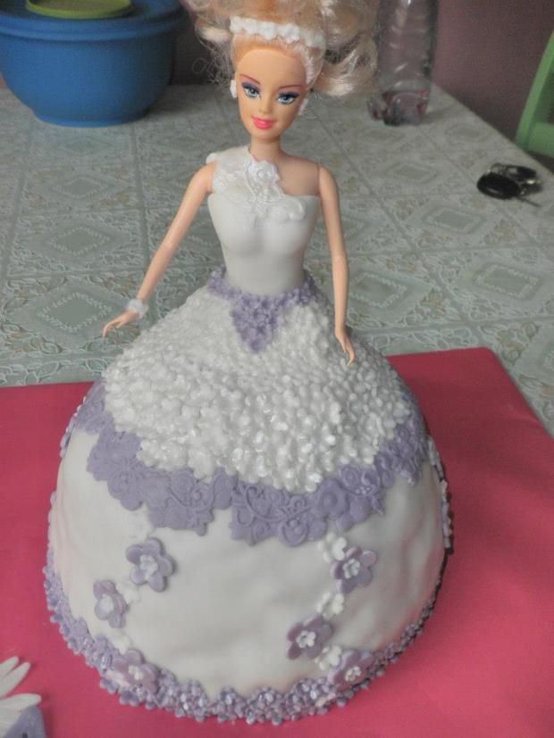 Narodeninová barbie, torta, Torty pre dievčatá, ANAVI-K, 1