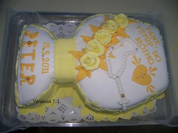 prve sv.prijimanie kalich 2, torta, Torty na cirkevné sviatky, jarkag3, 1