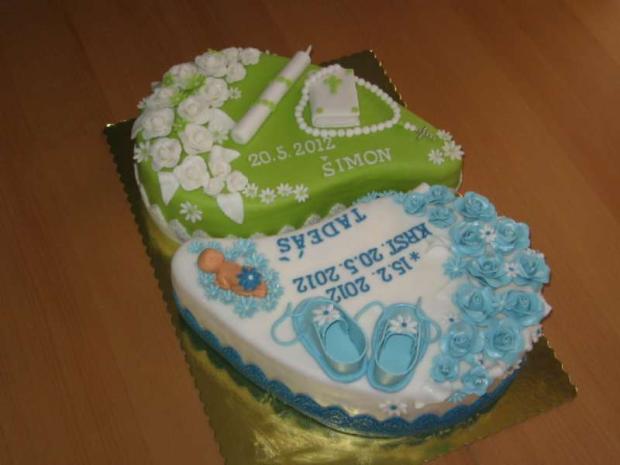 Slzička krstiny, torta, Torty na krstiny, Lubka212, 1
