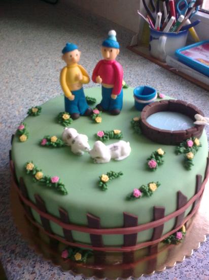 Dvaja pupkáči, torta, Rozprávkové torty Dvaja pupkáči, torta, Rozprávkové torty, Gaba585, 1
