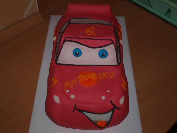 mc queen, torta, Torty autíčka, vláčiky, gabik, 1