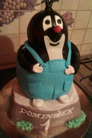 krtko -3D, torta, Rozprávkové torty krtko -3D, torta, Rozprávkové torty, wierocka, 1