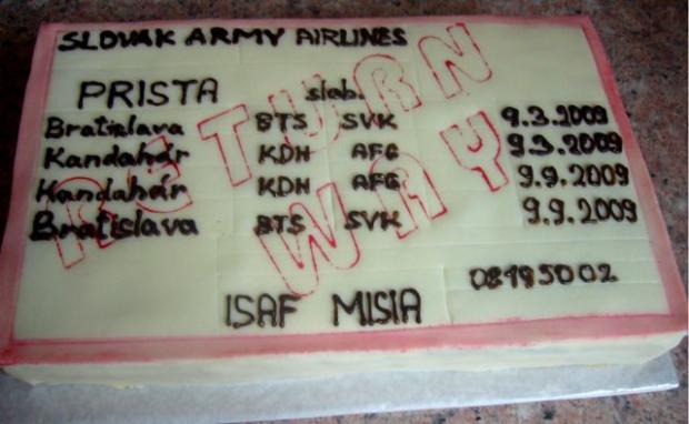 spiatočná letenka, torta spiatočná letenka, torta, Slavomíra, 1