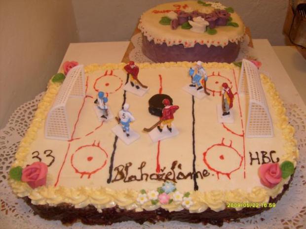 hokej, torta, Narodeninové torty, boza, 1