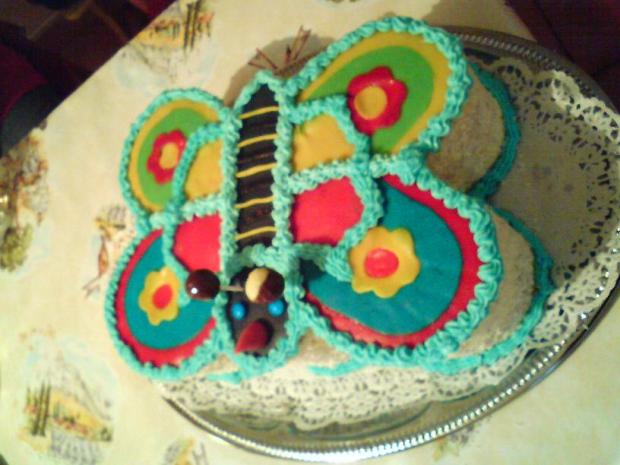 motylik, torta, Ostané torty pre deti motylik, torta, Ostané torty pre deti, SMajka, 1