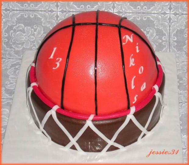 Basketbalová lopta, torta, Športové torty Basketbalová lopta, torta, Športové torty, jessie.31, 1