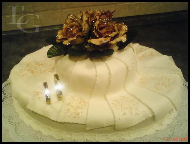 Zlatá svadba, torta, Svadobné torty Zlatá svadba, torta, Svadobné torty, lubka67, 1