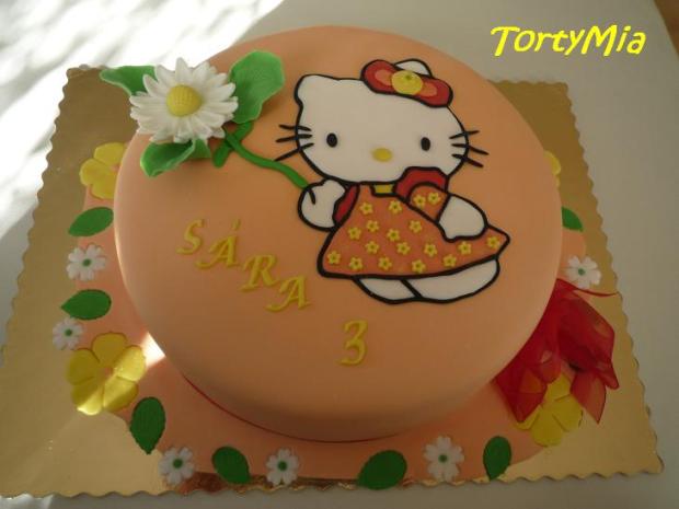 Hello Kitty , torta, Torty pre dievčatá, TortyMia, 1