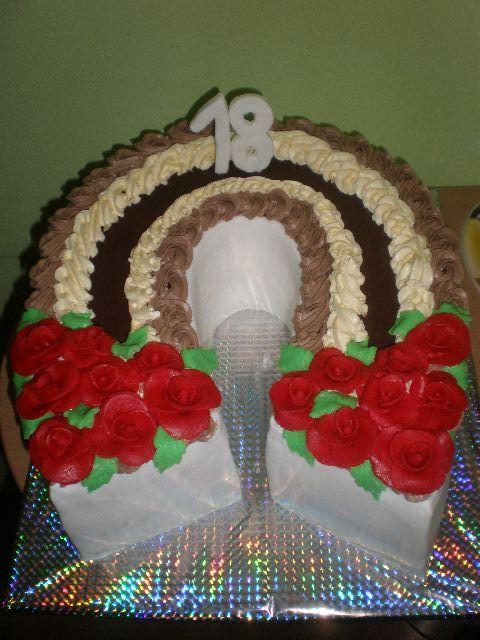 podkova, torta, Narodeninové torty, junaslubica, 1