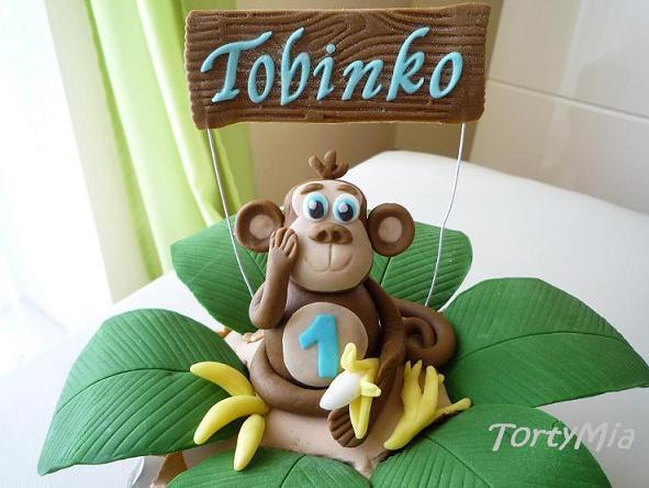 Torta s opičkou, torta, Torty so zvieratkami, TortyMia, 1