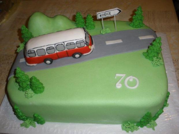 s autobusom, torta, Narodeninové torty s autobusom, torta, Narodeninové torty, tara19, 1