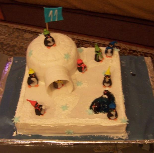 Tučniaci, torta, Torty so zvieratkami, SDanka1, 1