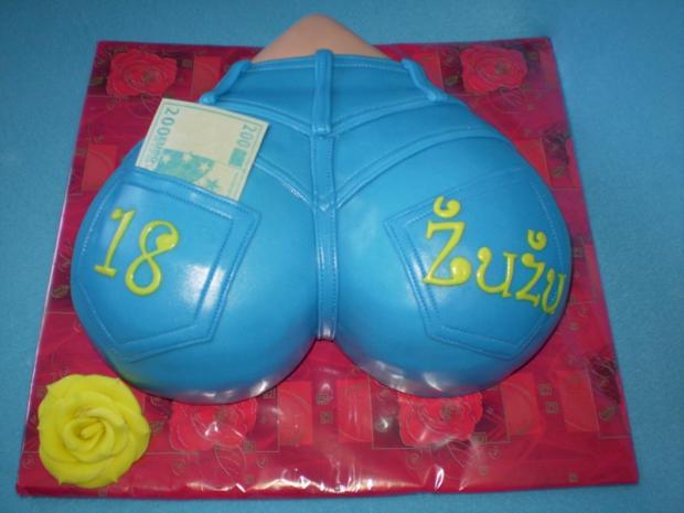 riflový zadoček č. 3, torta, Narodeninové torty, , 1