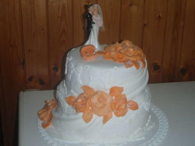 svadobna v oranžovom, torta, Svadobné torty svadobna v oranžovom, torta, Svadobné torty, JaninkaB, 1