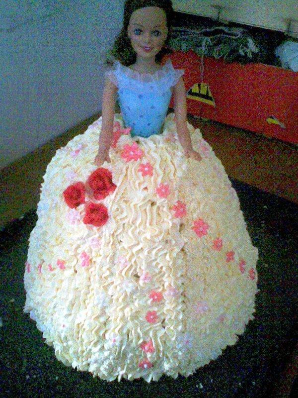 prvá bábika, torta, Torty pre dievčatá, kikusa23222, 1