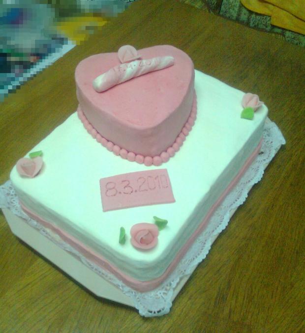 Pre Sárinku , torta, Torty na krstiny, RENATA M, 1