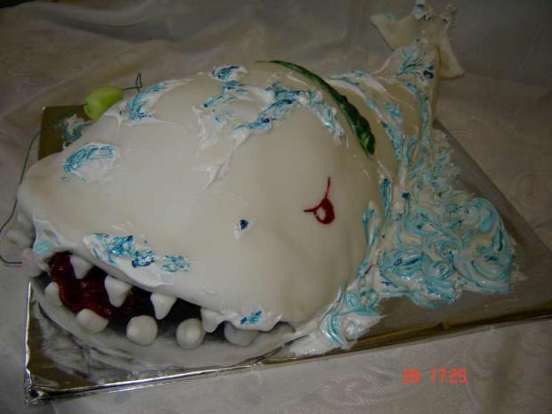 veľryba Moby Dick, torta, Netradičné torty, majovka, 1