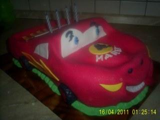 mcqueen, torta, Torty autíčka, vláčiky, olinockaaa, 1