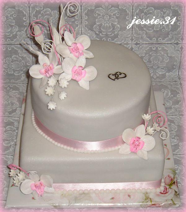 Svadobná s orchideami, torta, Svadobné torty Svadobná s orchideami, torta, Svadobné torty, jessie.31, 1