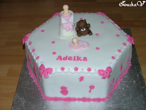 Krstiny Adelka, torta, Torty na krstiny Krstiny Adelka, torta, Torty na krstiny, ZuzkaV, 1