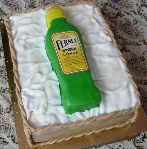 Fernet v krabici, torta, Narodeninové torty, zdenka z hôrky, 1