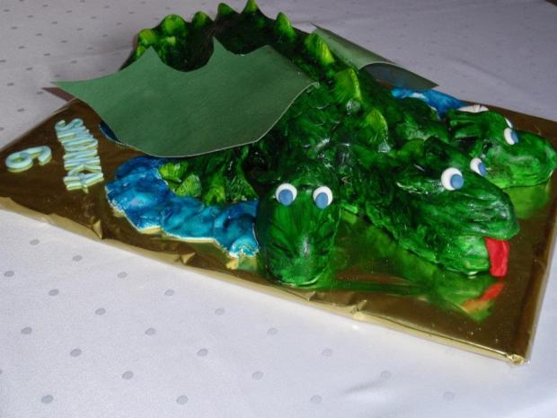 Drak na želanie, torta, Torty so zvieratkami, Muscha, 1